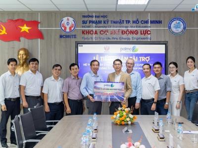 COMPREHENSIVE COOPERATION SIGNING CEREMONY & HANDOVER OF SOLAR-POWERED LIGHTING SYSTEM BETWEEN PALMA AND HCMC UNIVERSITY OF TECHNOLOGY AND EDUCATION